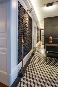 خانه خصوصی پوش در اسلواکی ، الگوهای هندسی و دیوارهای آجری
