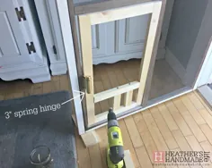 درب حیوان خانگی DIY در درب صفحه