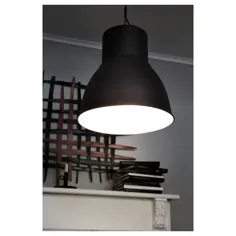 چراغ آویز HEKTAR ، خاکستری تیره ، 19 اینچ - IKEA