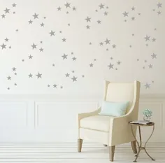 Baby Decal Decal Peel and Stick Star Decals دیوار ستاره طلا |  اتسی