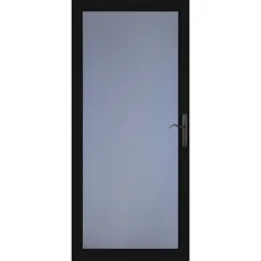 LARSON Secure Elegance Black Full-View Aluminium Storm Door (متداول: 36 در 81 اینچ ؛ واقعی: 35.75 اینچ در 79.75 اینچ) Lowes.com