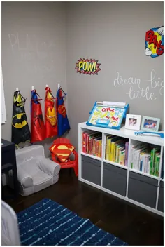 اتاق خواب Superhero Boys Toddler |  بلاگر مادرانه میامی