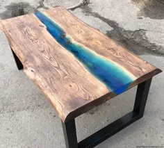Epoxidharz Tisch aus Holz selber machen [آنلیتونگ]