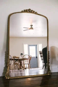 ایده های تزئینی آینه طبقه با الهام از Vintage