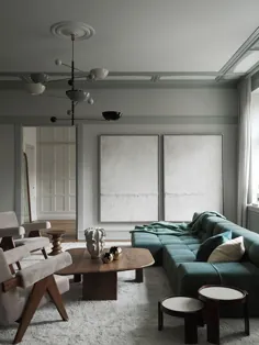 طراحی نفیس آپارتمان طراح در استکهلم〛 ◾ عکس ◾ ایده ها ◾ طراحی