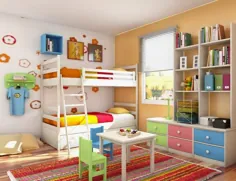 18 اتاق خواب مشترک ایده برای کودکان - وبلاگ Emerald Interiors