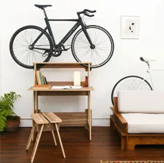 مبلمان به عنوان قفسه های دوچرخه برای صرفه جویی در فضای آپارتمان های کوچک دو برابر می شوند