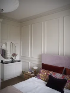 DIY Master Bedroom Makeover Reveal Reveal - فضای داخلی MELANIE LISSACK