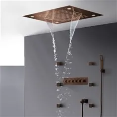 فروش یک هفته ای در حمام سر دوش LED LED محیط رمانتیک با جت بدن بدون استرس را انتخاب کنید