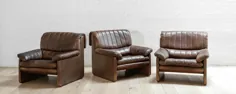 صندلی چرمی vintage de sede