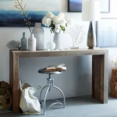 Emmerson® Reclaimed Wood Console - Stone Grey