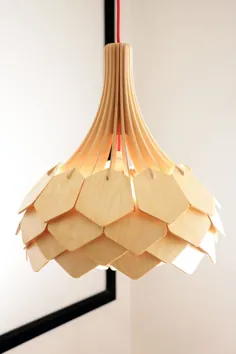 لامپ های چوبی |  ساخت لامپ های چوبی DIY با روتر CNC