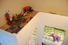 تخت اتاق زیر شیروانی بچه های IKEA MYDAL با منطقه بازی - IKEA Hackers