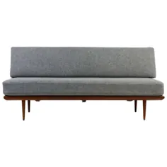 مبل زیبای 1960s Peter Hvidt Teak Daybed Mid-Century Danish Design Modern