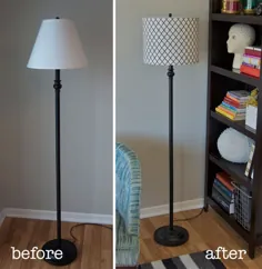 چگونه سایه لامپ مخروطی را به سایه طبل تبدیل کنیم