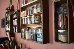 کشوی Vintage DIY Spice Rack Hanging Storage Vintage |  اتسی