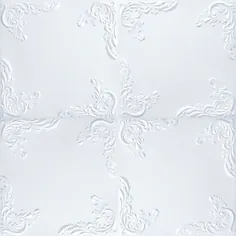 کاشی های سقفی کاشی سفید مارسی 20 "x20"