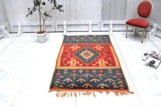 فرش مراکشی 4x7 معتبر Soft Berber Rug berber Luxurious |  اتسی