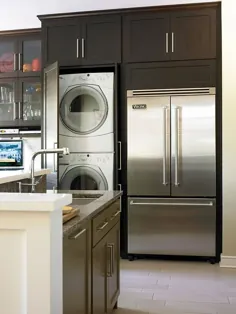 4 ایده عجیب آشپزخانه و لباسشویی برای خانه هایی که با فضای لباسشویی مبارزه می کنند |  توصیه کنید