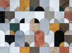 کاشی دیواری مرمر GATEWAY توسط Lithos Mosaico ایتالیا طراحی Andrea Mighali