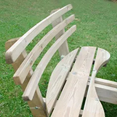 میز پیک نیک دایره ای باغ جنگل با پشتی صندلی