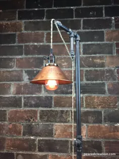 سایه مس لامپ صنعتی طبقه لامپ ادیسون |  اتسی