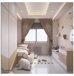 طراحی اتاق خواب بچه گانه مدرن