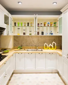 کابینت آشپزخانه آلومینیومی مبلمان خانگی جدید