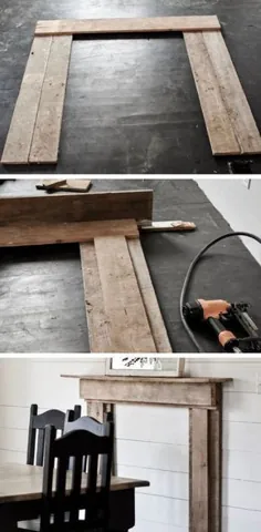 نحوه ساخت یک شومینه مصنوعی DIY با منقل