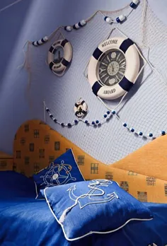43 ایده اتاق خواب دریایی که ملوان را در شما به وجود می آورد - سعادت دکوراسیون منزل