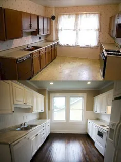 قبل و بعد از فضای داخلی خانه