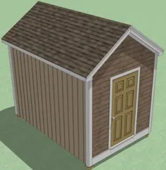 نقشه های 8x12 Shed - نحوه ساخت راهنما - گام به گام - باغ / ابزار / ذخیره سازی