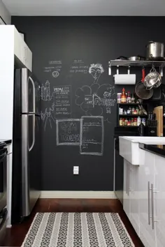 هنوز هم خیلی خوب: رنگ تخته سیاه در آشپزخانه