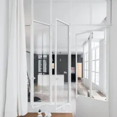 Stalen deuren met glas een interieur hit: in zowel de industriëles als Scandinavische stijl!  |  آزمایشگاه جریان