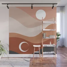 نقاشی دیواری فصل و ماه و خورشید توسط cafelab