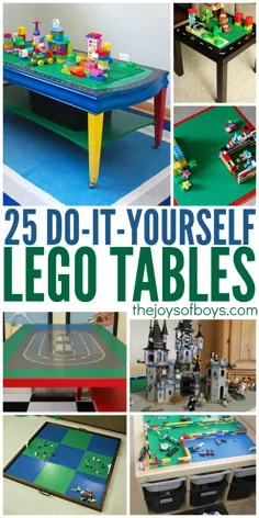 25 جدول DIY LEGO که تمام خانواده دوست خواهند داشت
