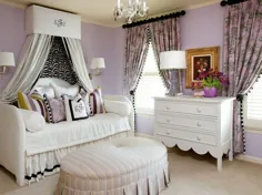 Enchant SW 6555 - رنگ رنگ بنفش - Sherwin-Williams |  Yatak odası tasarımları ، Kız çocuğu odaları ، Yatak odası dekorasyon fikirleri