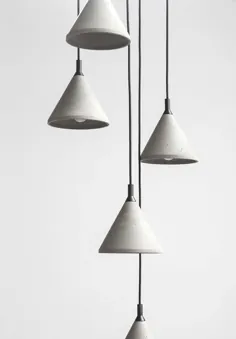 Zhong - طراحی لامپ های آویز در بتن توسط Bentu Design |  خرید آنلاین