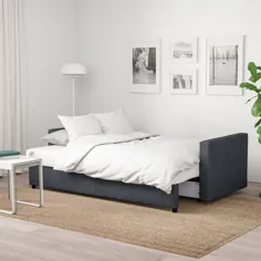 مبل خوابیده FRIHETEN ، هایلی خاکستری تیره - IKEA