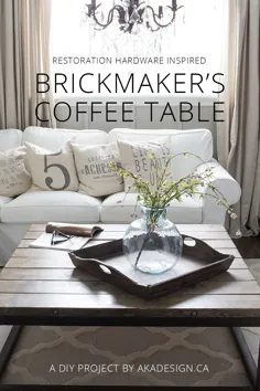 میز قهوه خانه Brickmaker