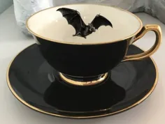 فنجان زیبا خفاش سیاه 8 اونس غذا و ماشین ظرفشویی |  اتسی