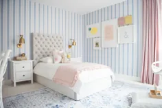 اتاق خواب دختران: صورتی و آبی - لوازم داخلی LAURA MAY