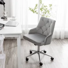 صندلی دفتر کار خانگی 2021 با طراحی مدرن با پشتی بالا |  اتسی