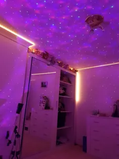اتاق خواب نور ستاره ای نئون