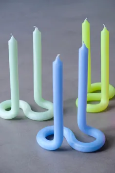 شمع های رنگی Twist Twist ، تزئینات عالی خانه را می سازند