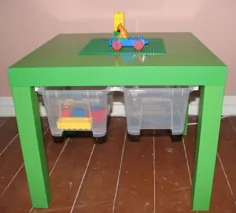 میز بچه ها برای LEGO ، DUPLO یا فقط مداد رنگی - IKEA Hackers