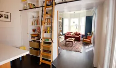 راه های الهام بخش استفاده از نردبان کتابخانه در خانه