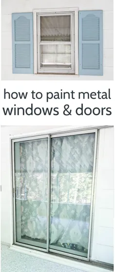 نحوه رنگ آمیزی درب و پنجره های فلزی