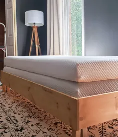 تختخواب DIY به قیمت 100 دلار - تخت خواب مهمان دوقلو به پادشاه |  دنی کوچ