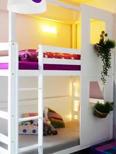 Ein Hausbett für Geschwister: Wir verwandeln ein Etagenbett in ein Haus |  https://familieberlin.de